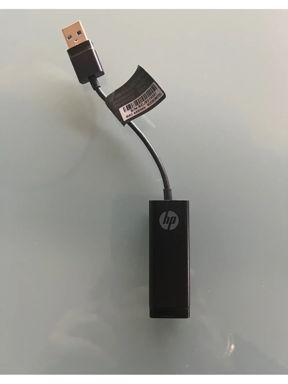 HP USB to Gigabit RJ45 Adapter Ethernet 829834-001 | KS70009 SPS 829941-001